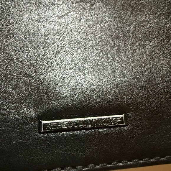 Rebecca Minkoff Chevron Quilted Small Love crossbody bag in black leather - Picture 4 of 10